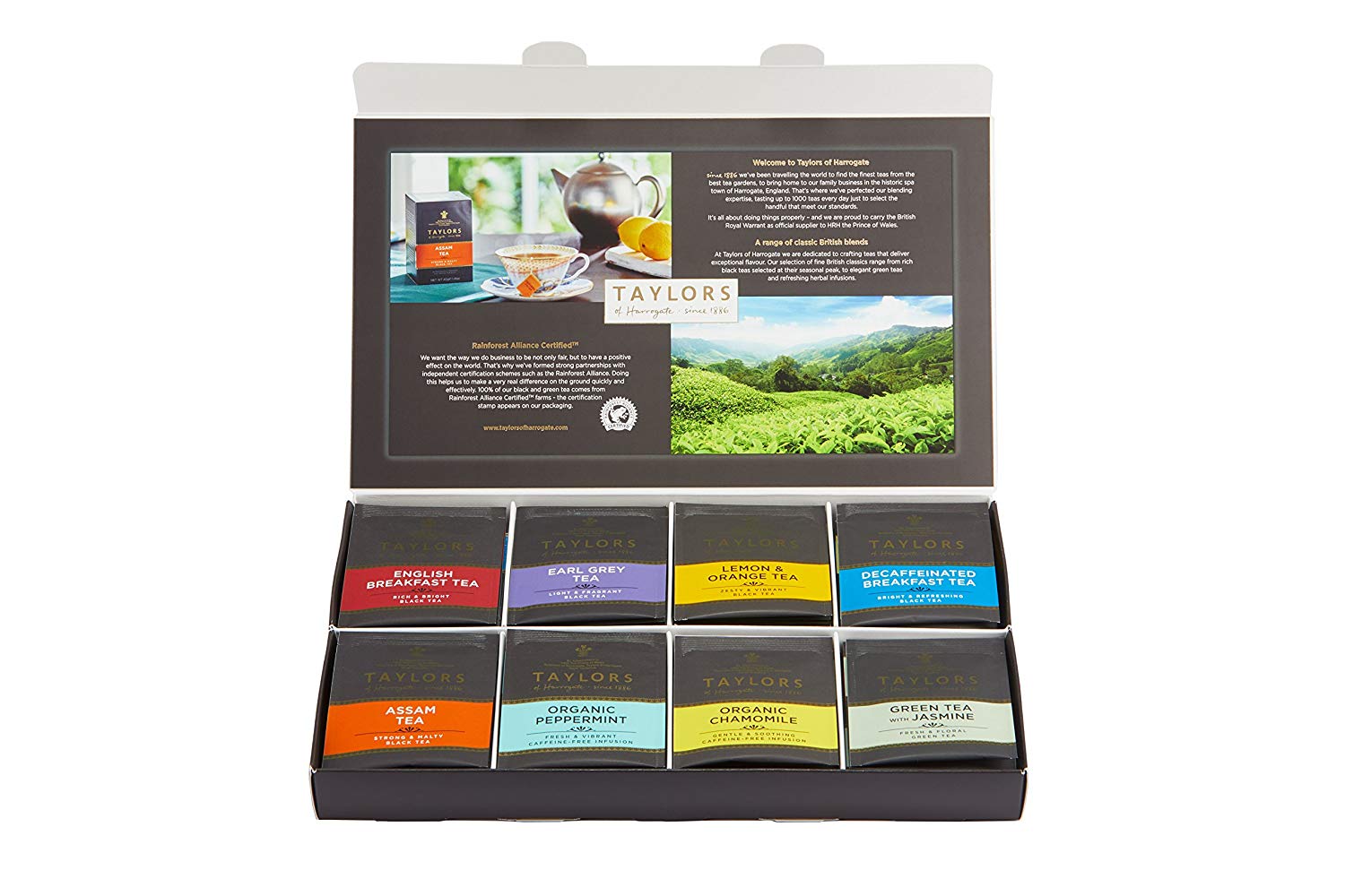 Чай Taylors of Harrogate Tea Variety Gift Box, 48 Count/ Подарочная коробка, 48 штук